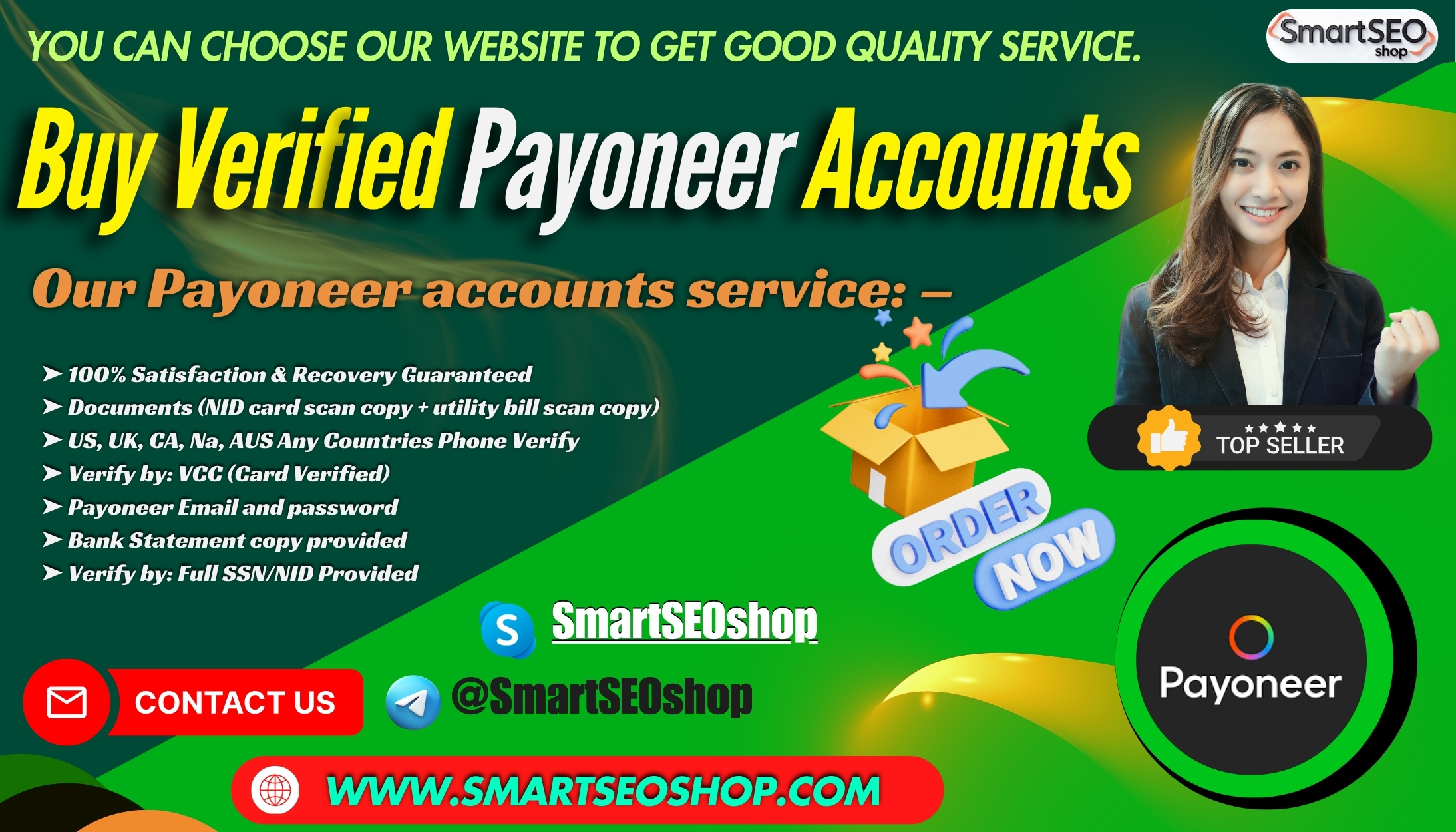 Buy Verified Payoneer Accounts