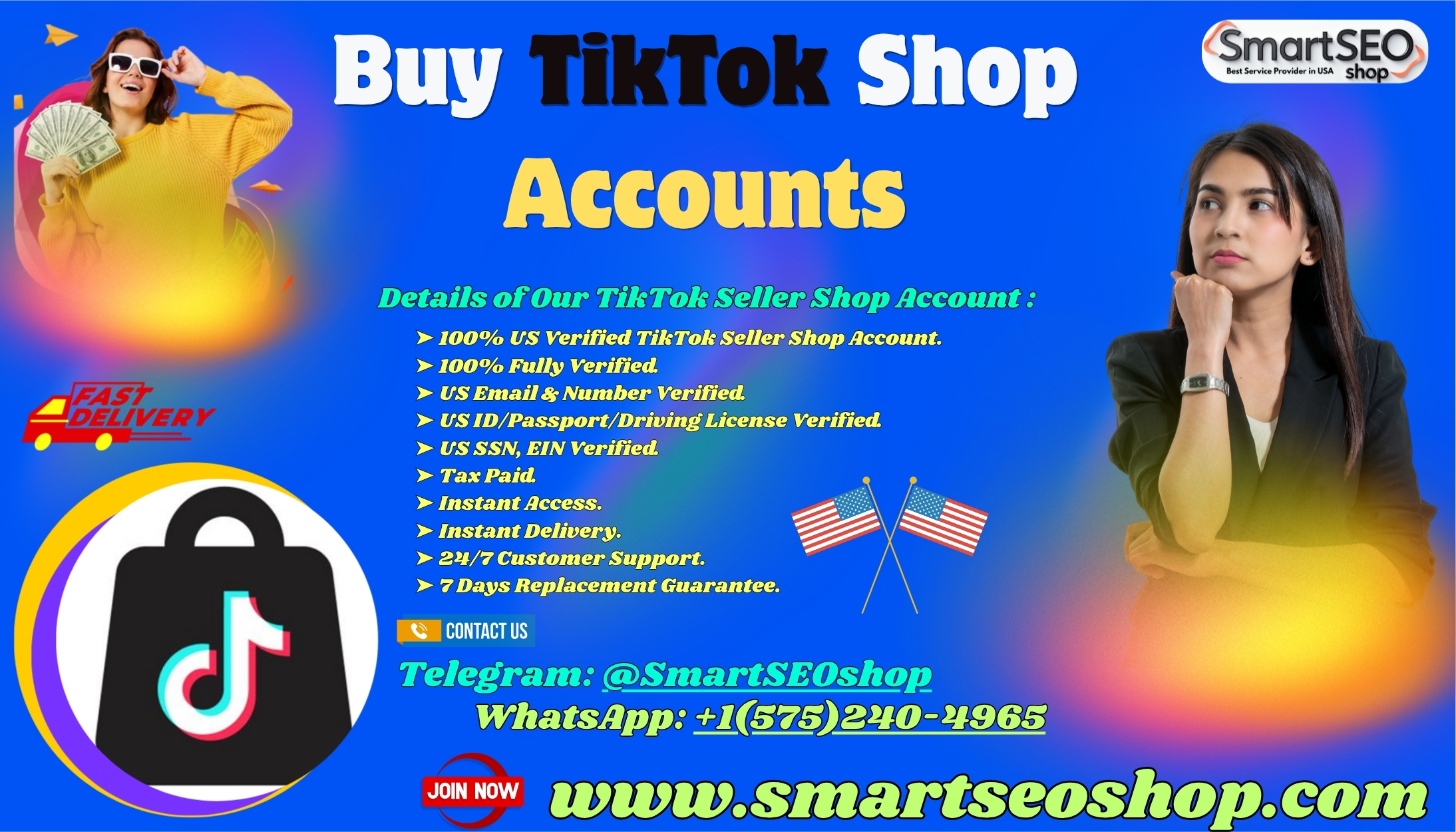 Buy TikTok Shop Accounts